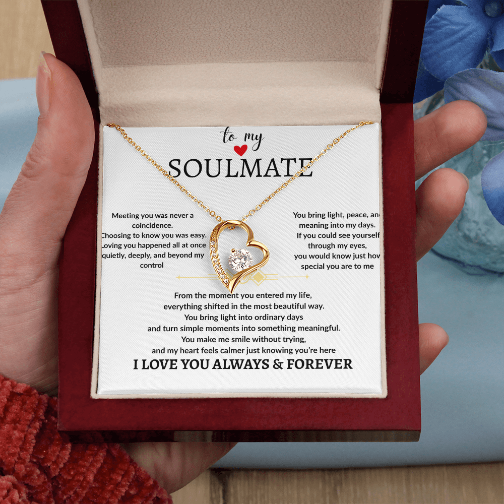 To My Soulmate the Light of my Life
