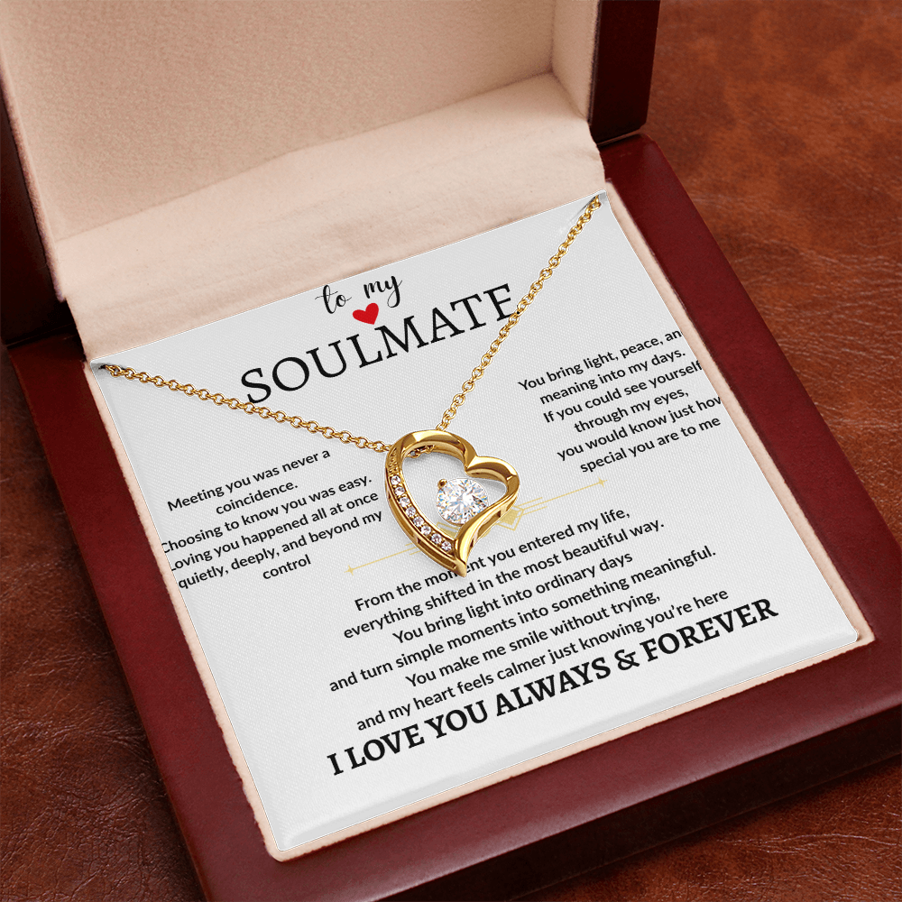 To My Soulmate the Light of my Life