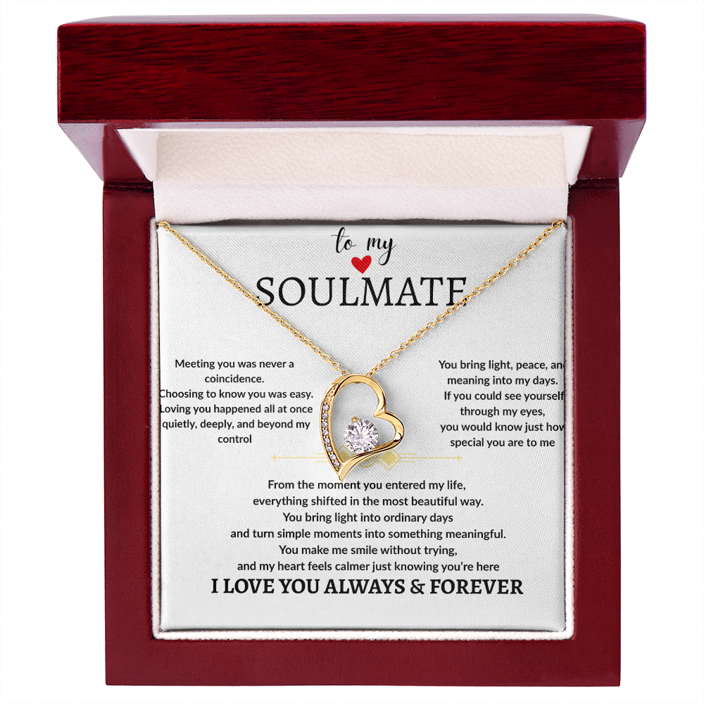 To My Soulmate the Light of my Life