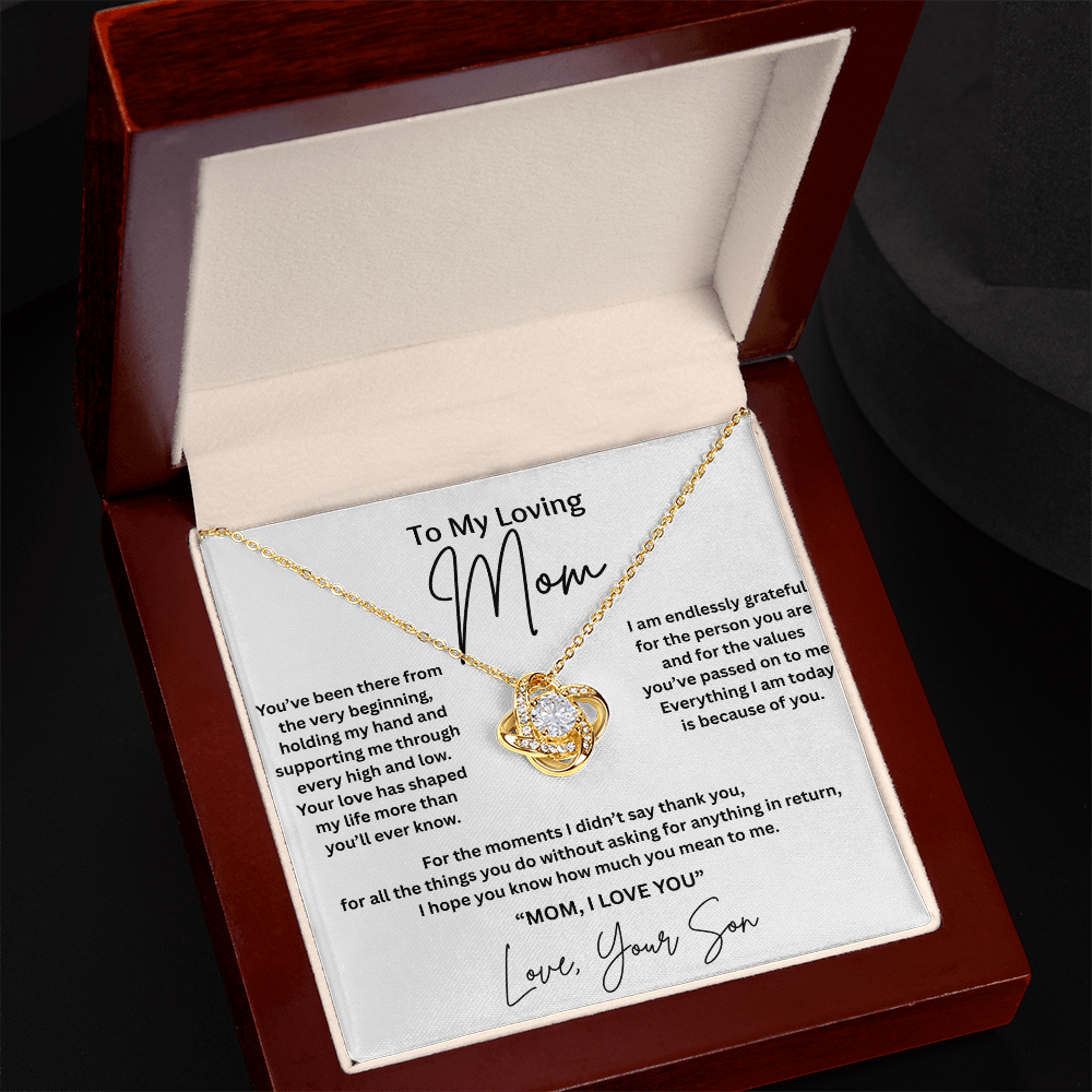 Gift For Mom From Son - "Everything I Am Today Is Because Of You"