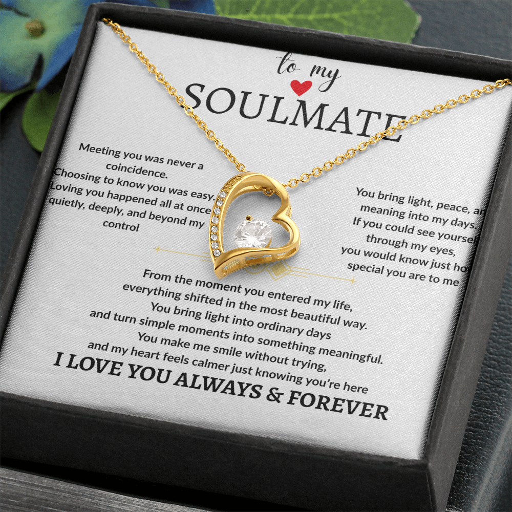 To My Soulmate the Light of my Life
